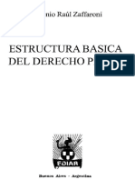 Estructura Básica Derecho Penal - Eugenio Raúl Zaffaroni PDF