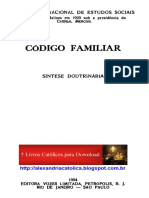 Código Familiar - Síntese Doutrinária - União Internacional de Estudos Sociais PDF