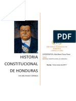 Historia Constitucional de Honduras