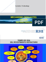 Mecanismo de Desgaste de Los Refractarios D