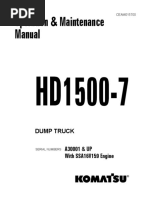 HD1500-7 Operation & Mainenance Manual PDF