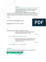 Pretérito Perfecto FT Indefinido Materiais e Informações