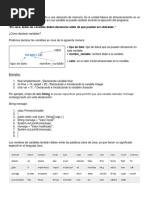 Nombres de Objetos de Java