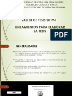 Lineamientos para Elaborar La Tesis - Grados y Titulos Upsjb