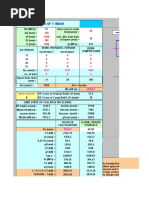 Analysis of T-Beam: Nos in Layer 1 Nos in Layer2