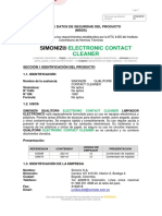 Msds Simoniz Qualitor Electronic Contact Cleaner