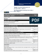 Lower Secondary Maths