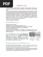 Física de La Luz