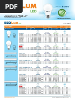 EcoLUM LED PRICELIST