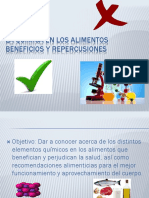 La Química en Los Alimentos Beneficios y Repercusiones Expo Química 7-12-17