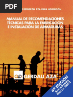 Manual de Recomendaciones Técnicas para La Fabricación e Instalación de Armaduras + Catalogos PDF