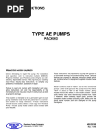 Repair Instruction TYPE AE PUMPS