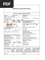 Welding Procedure Specification: WPS For SS Material 304 (GTAW+SMAW)