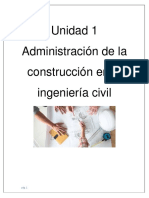 Administracion de La Construccion en La Ing Civil