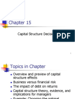 Ch. 15 - 14ed Capital Structure DecisionsComboMaster