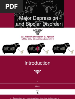 Major Depression and Bipolar Disorder: By: Aileen Concepcion M. Agustin