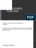 Generalidades de Las Relaciones Públicas