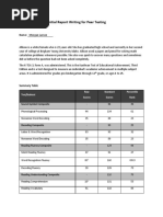 Allison Score Analysis