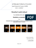 Statistica Studiu Individual