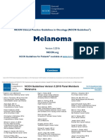 Melanoma: NCCN Clinical Practice Guidelines in Oncology (NCCN Guidelines)