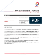 Transmission Gear 9 Fe 75w-80 Tds