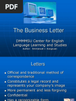 Parts of The Letter PDF