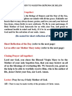 Novena Prayer To Nuestra Señora de Belen