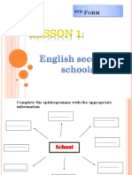 English Secondary Schools 1