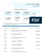 Paytm Postpaid Statement-February 2019