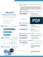 Curriculum Profesor Plantilla 1 PDF