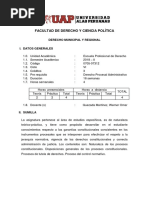 0705-07312 Sílabo Derecho Municipal y Regional