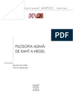 Filosofia Alemã de Kant A Hegel PDF