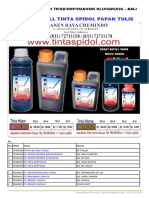 Jual Tinta Spidol Papan Tulis Alkohol Base Hub: 031-72711150