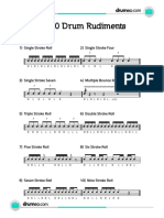 DFT All 40 Drum Rudiments PDF