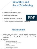 5 Machinability and Machining Economics