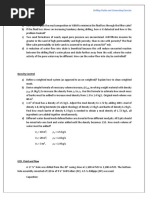 Drilling Fluids and Cementing Exercises