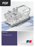 MTU Generator Sets: Marine Yacht