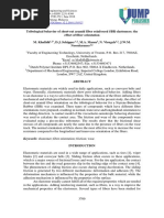 Tribological Behavior of Short-Cut Aramid Fiber Reinforced Elastomers: The Effect of Fiber Orientation