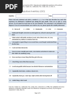 Obsessive-Compulsive Inventory (OCI)