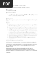 Aviso de Suspensión de Actividades de Personas Morales