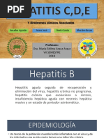 Hepatitis B, C y D