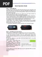 Fast Guide FAQ VJOYCAR GPS Tracker PDF