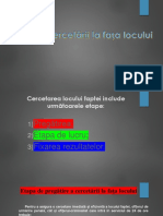 Etapele Cercetării La Fața Locului