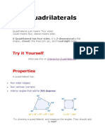 Quadrilaterals: Try It Yourself