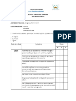 Pauta Aprendizajes Esperados Primero Básico