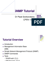 SNMP Tutorial: DR Pipat Sookavatana CPEN 1331