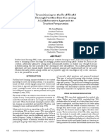 Transitioning To The Real World Through Problem-Based Learning: A Collaborative Approach To Teacher Preparation