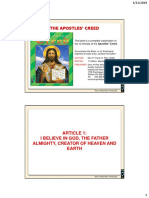 The Apostle's Creed Articles 1-6 PDF