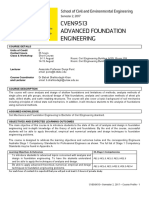 CVEN9513 Advanced Foundation Engineering: School of Civil and Environmental Engineering