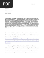 Context - of - Domestic - Violence - Using - The - Perspectives - of - Symbolic - Interactionism - and - Cogni Tive - Dssonance